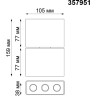 Спот NOVOTECH BELLA LED накладной 357951 NV-357951